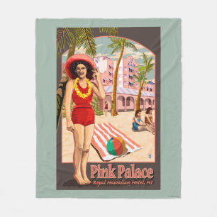 Königliches hawaiisches Hotel in Hawaii Fleecedecke