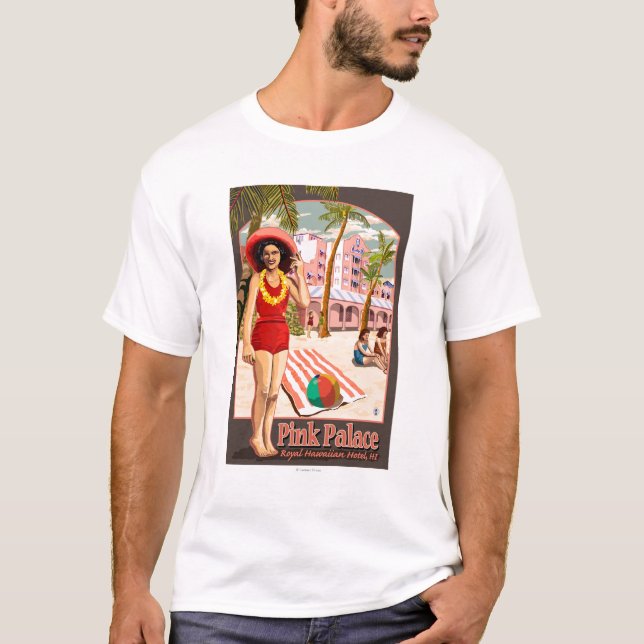 Königliches hawaiisches Hotel in Hawaii T-Shirt (Vorderseite)