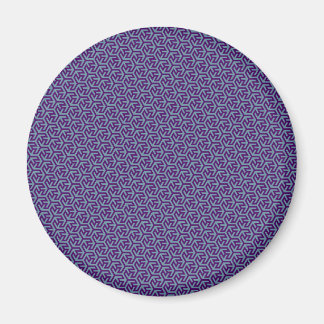 Königliches Hexagonales Gewebe Magnet