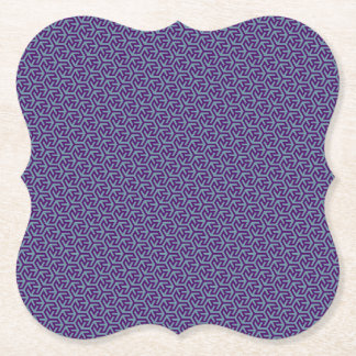 Königliches Hexagonales Gewebe Untersetzer