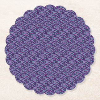 Königliches Hexagonales Gewebe Untersetzer
