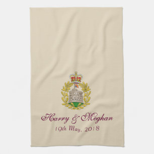 Königliches Hochzeit Geschirrtuch Harrys und