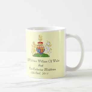 Königliches Hochzeits-Wappen GedenkTasse Kaffeetasse