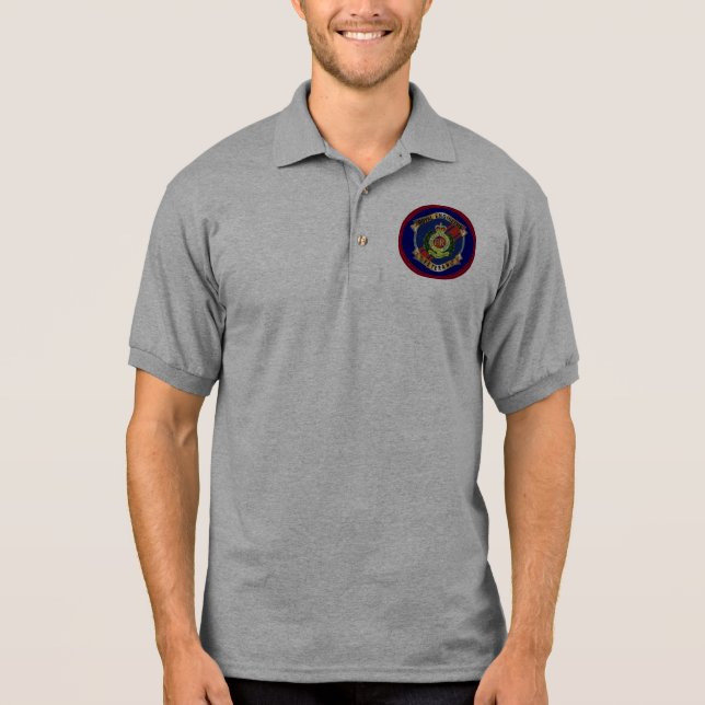 königliches Ingenieurveteranenpolo Polo Shirt (Vorderseite)