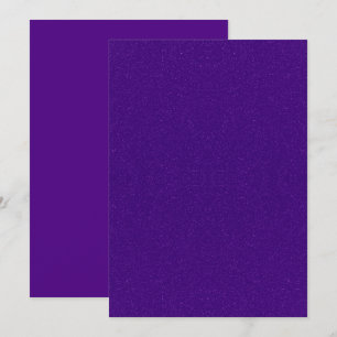 Königliches Lila Glanz Flat Save The Date Karte