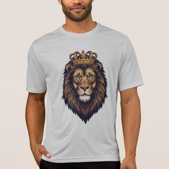 Königliches Löwenkrone-Emblem T-Shirt (Vorderseite)