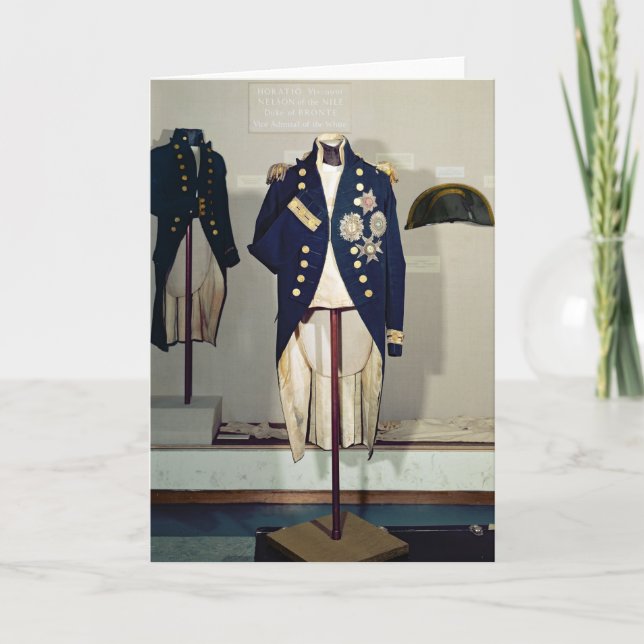 Königliches Marineeinheitliches getragen Karte (Vorderseite)