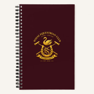 Königliches Reitclub Burgund Spiralblock Q Notizbuch