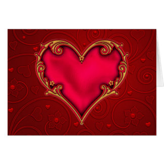 Königliches rotes Herz