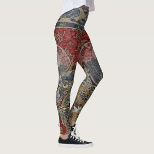 Königliches Silk Drache-Siegel Leggings