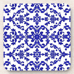 königliches Weinreben-Mosaik-Tablett Getränkeuntersetzer