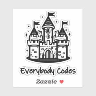 Königreich Algorithmia Custom-Cut Vinyl Sticker