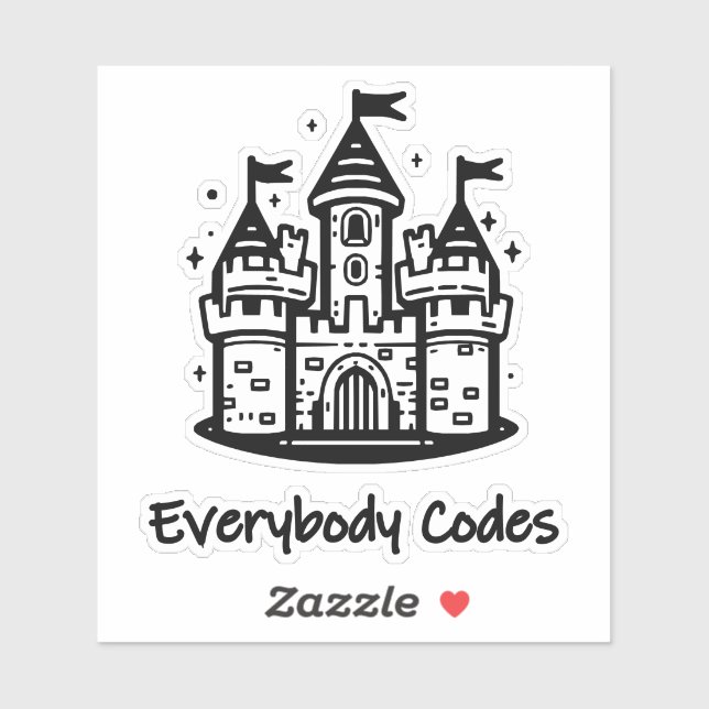 Königreich Algorithmia Custom-Cut Vinyl Sticker (Blatt)