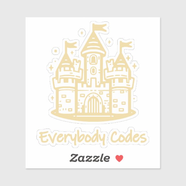 Königreich Algorithmia Custom-Cut Vinyl Sticker (Blatt)