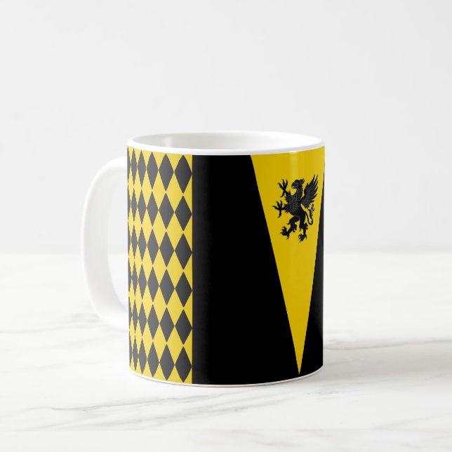 Königreich Artemisia Populace Abzeichen Kaffee Tas Kaffeetasse (Vorderseite Links)