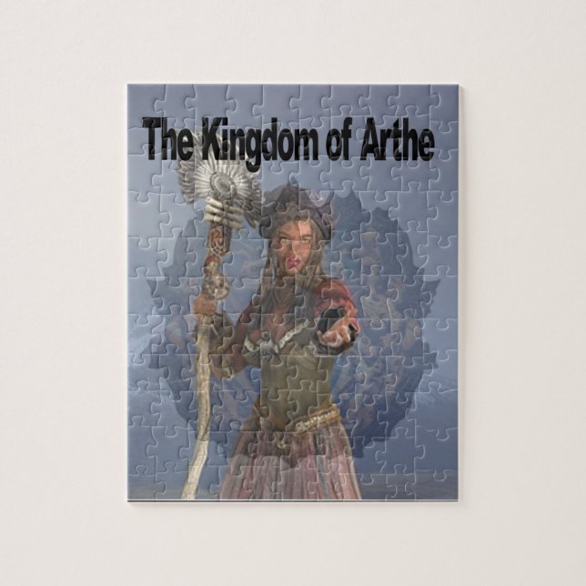 Königreich Arthe Cover Art Puzzle (Vertikal)