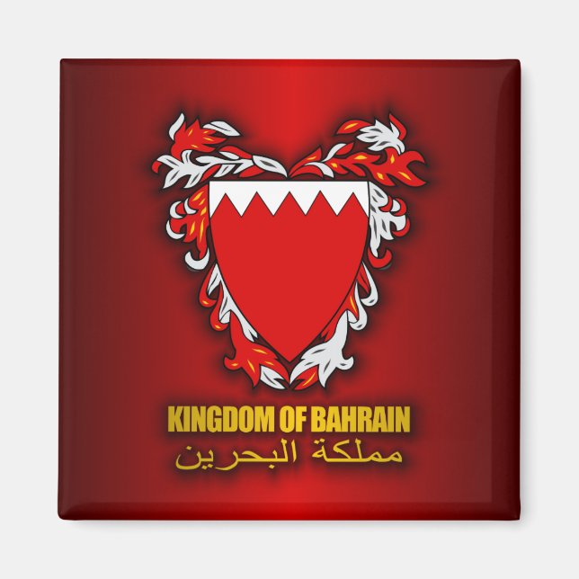 Königreich Bahrain COA Magnet (Vorne)