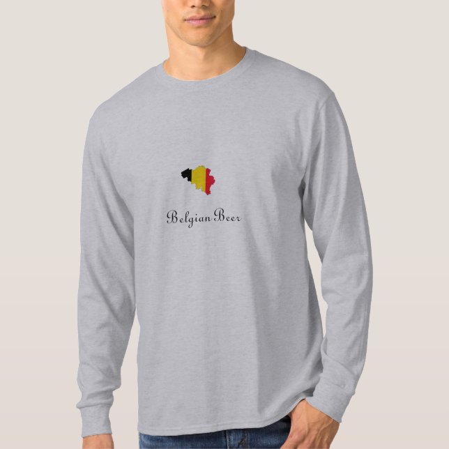 Königreich Belgien, belgisches Bier T-Shirt (Vorderseite)