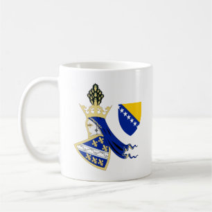 Königreich Bosnien - Wappen Kaffeetasse