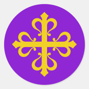 Königreich Calontir Ensign Runder Aufkleber