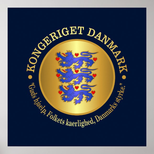 Königreich Dänemark Poster (Vorne)