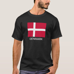 Königreich- Dänemarkflagge T-Shirt