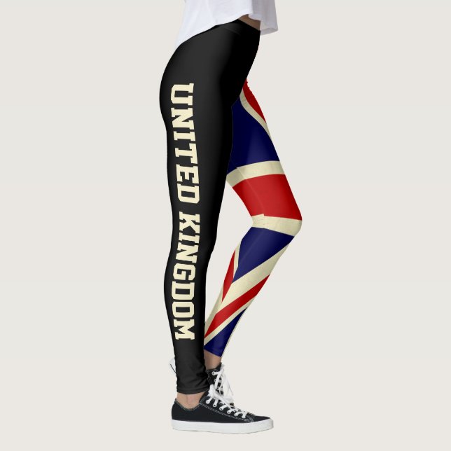 Königreich-Flagge Leggings (Rechts)