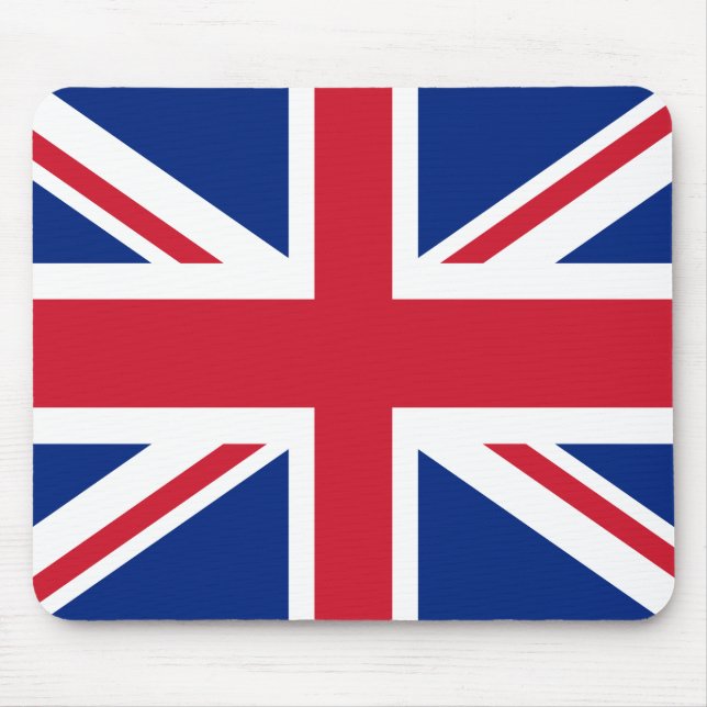 Königreich-Flagge Mousepad (Vorne)