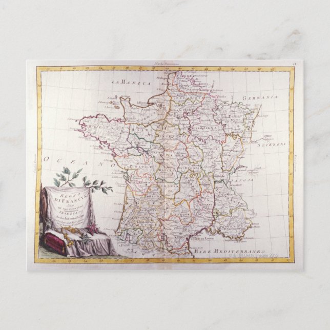 Königreich Frankreich Postkarte (Vorderseite)