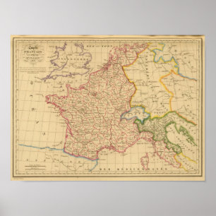 Königreich Frankreich und Italien, 1812 Poster