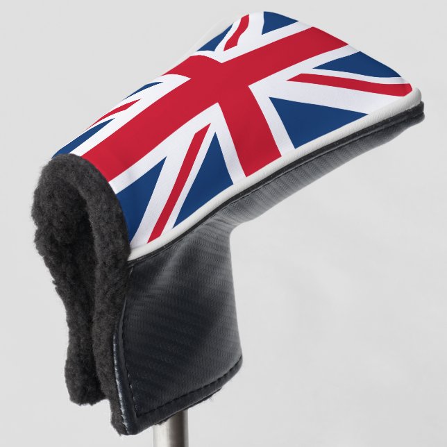 Königreich-Gewerkschafts-Jack-Flagge Golf Headcover (3/4 Vorderseite)