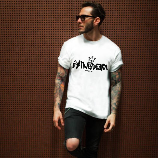 Königreich Graffiti Christlich T-Shirt (Von Creator hochgeladen)