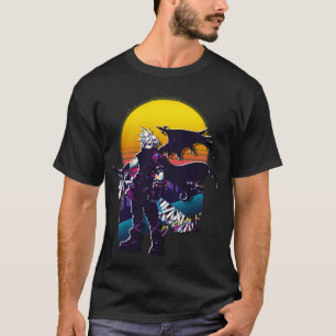 Königreich Herz Cloud Retrowave T-Shirt