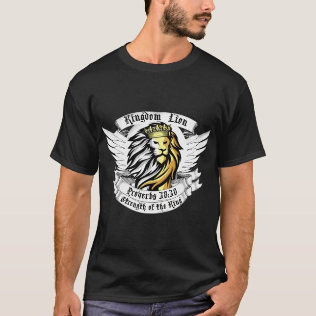 Königreich-Lion-Logo T-Shirt (Vorderseite)