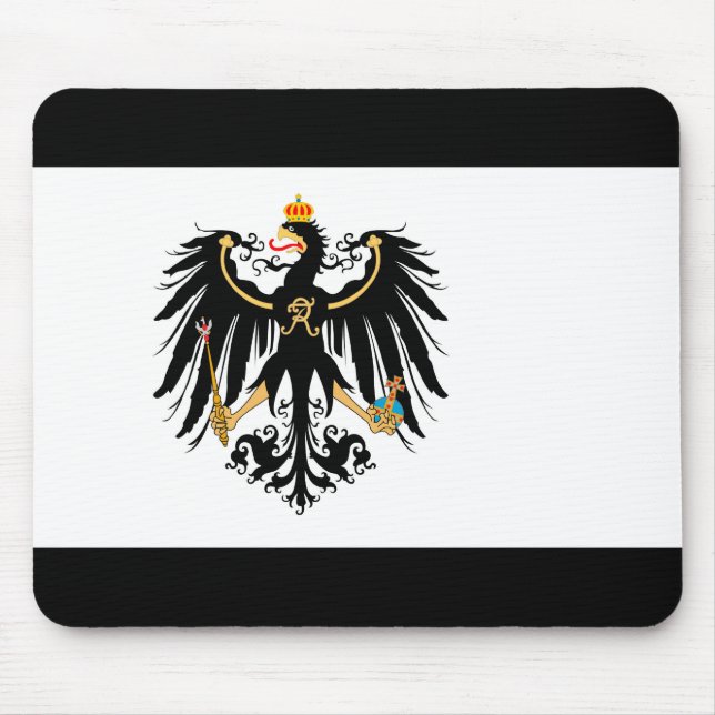 Königreich Preussen Nationalfahne Mousepad (Vorne)