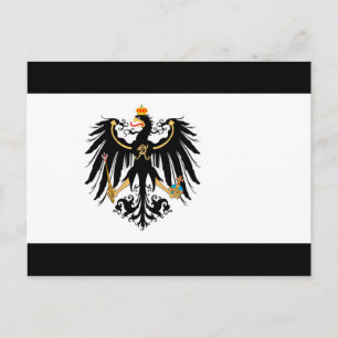 Königreich Preussen Nationalfahne Postkarte