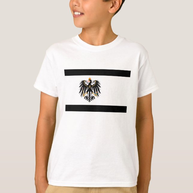 Königreich Preussen Nationalfahne T-Shirt (Vorderseite)