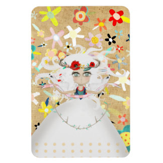 Königreich Princess Fowers Garland Magnet