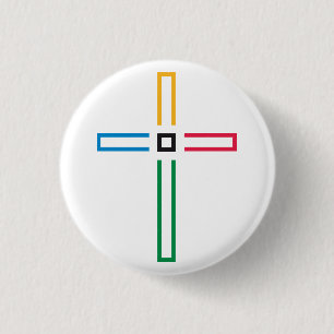 Königreich-Querknopf Button