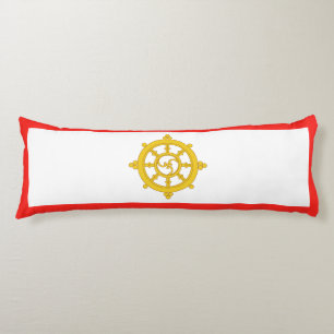 Königreich Sikkim-Flagge Seitenschläferkissen