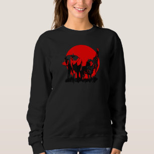 Königreich Tiere aus Afrika Lion Giraffe und Eleph Sweatshirt