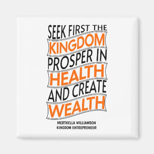 Königreich Unternehmer Christlich Magnet