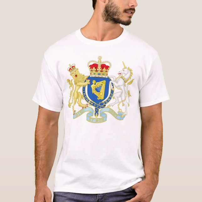 Königreich von Irland-Wappen T-Shirt (Vorderseite)