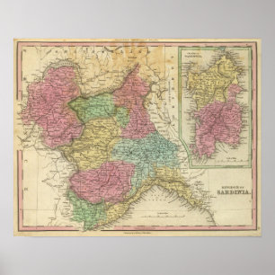 Königreich von Sardinien Poster