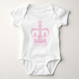 Königs- oder Königinnenkrone Baby Strampler