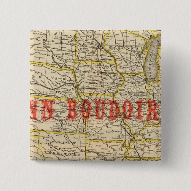 Königs- und Halbmondroute 2 Button (Vorderseite)