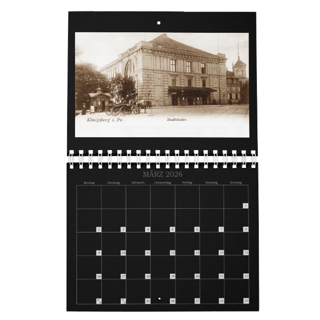 Königsberg – Historical perspectives calendar Kalender (Mär 2026)