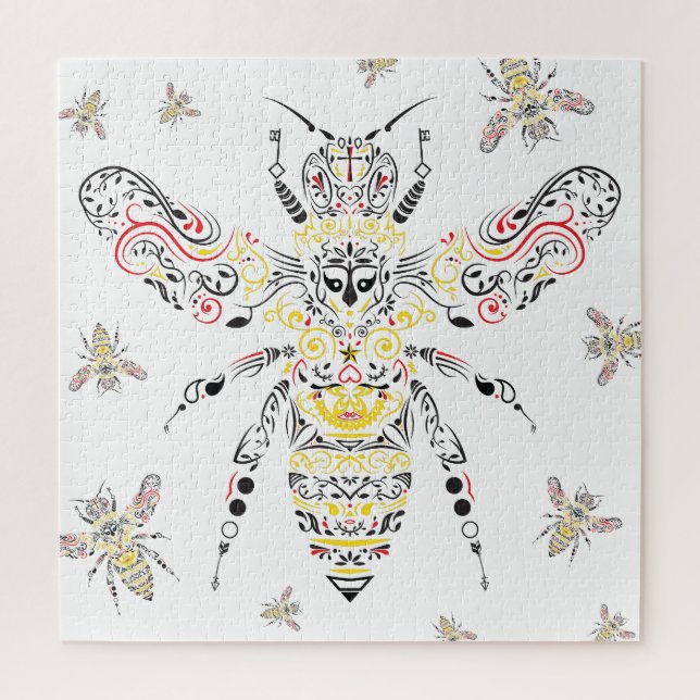 Königsbienen Puzzle (Vertikal)