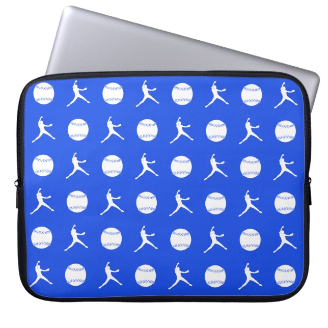 Königsblau Fastpitch Laptop-Hülse Laptopschutzhülle (Vorderseite)