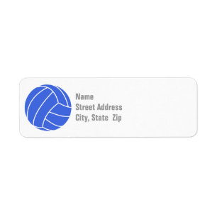 Königsblau-und Weiß-Volleyball